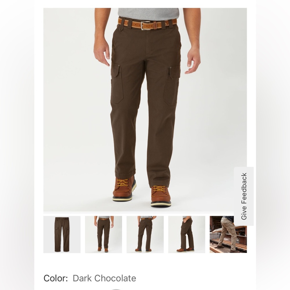 Duluth Trading Men’s DuluthFlex Fire Hose Standard Fit Cargo Work pants